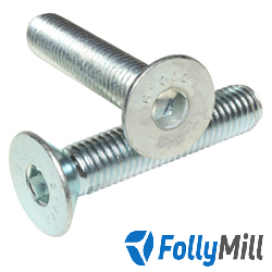 Socket Countersunk Screw Zinc | M12